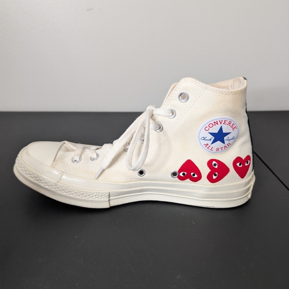 Converse Comme De Garcons Hearts Shoes - Picture 2 of 11